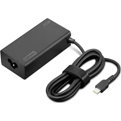 Lenovo 65W Standard USB-C AC Adapter Gen 2-EU1/Arabia/Indonesia/ROK (65 W), Notebook Netzteil, Schwarz