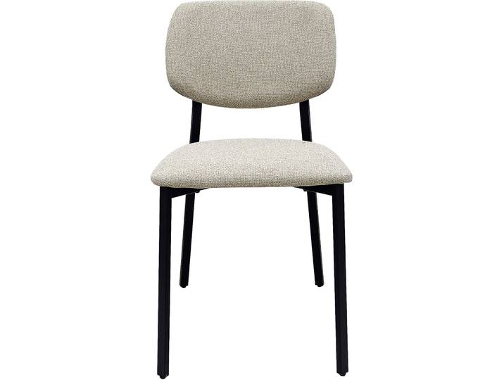 Stuhl Traveti beige Stoff/Holz/Metall - Stuhl