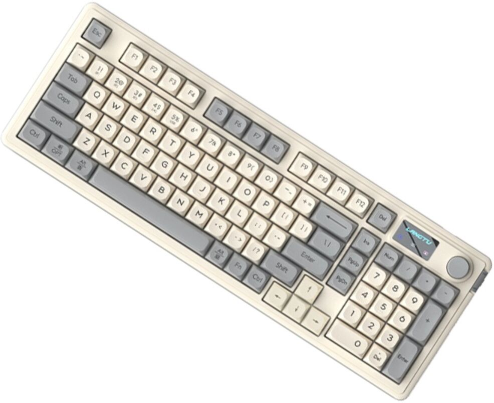 INF Clavier filaire RGB 98 touches - Format compact 98 touches, membrane silencieuse, Plug-and-Play pour ordinateur de bureau