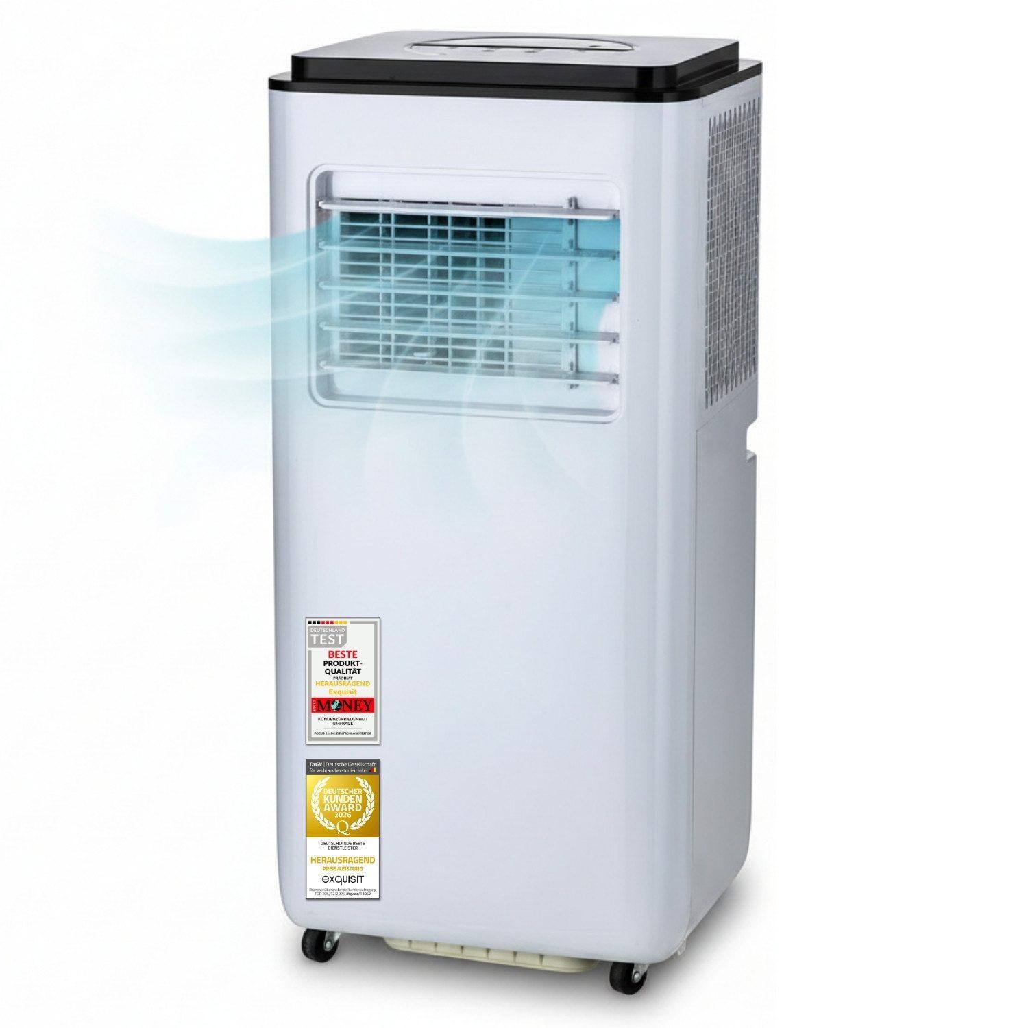 GUTFELS CM 30900 we, Einteilige mobile Klimaanlage, Kühlung, Heizung, Ventilierend, Entfeuchter, 9000 BTU/h, 64 dB, 1 l/h, 64 dB