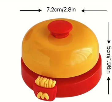 The Handy Homestead Desk Service Bell With Cute Hands Novelty Ring Bell & Pet Training Bell large