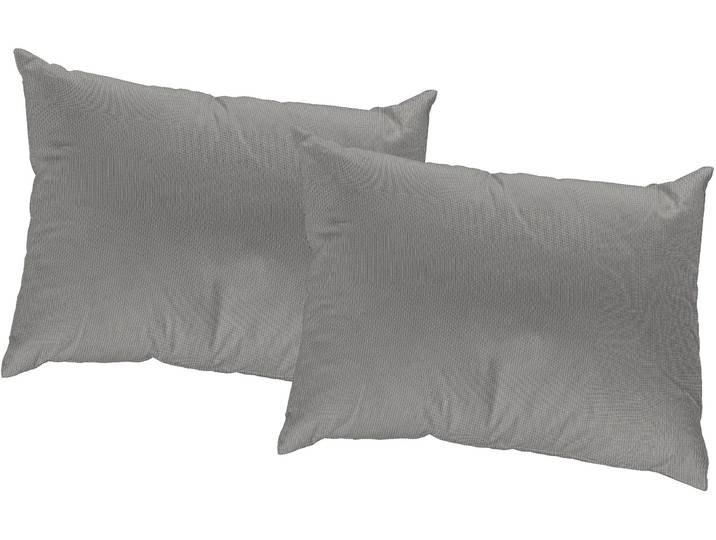 Dekokissen ADAM Uni Light Collection , grau (dunkelgrau, unifarben), B:60cm L:40cm, Obermaterial: 100% Baumwolle, Dekokissen_Sitzkissen_Kissenhüllen, Dekokissen, im Uni Design