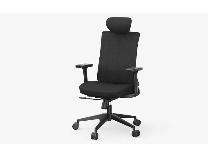 Bürodrehstuhl VITA Schwarz Normal, Sitzhöhe 45 - 54,5 cm