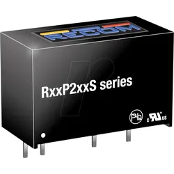 R12P215S - DC/DC-Wandler R12, 12 Vin, Single, 15 Vout, 133 mA, SIP7