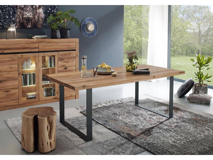 Esstisch Wild-/Zerreiche 180x90x76 natur geölt MONTREUX #114