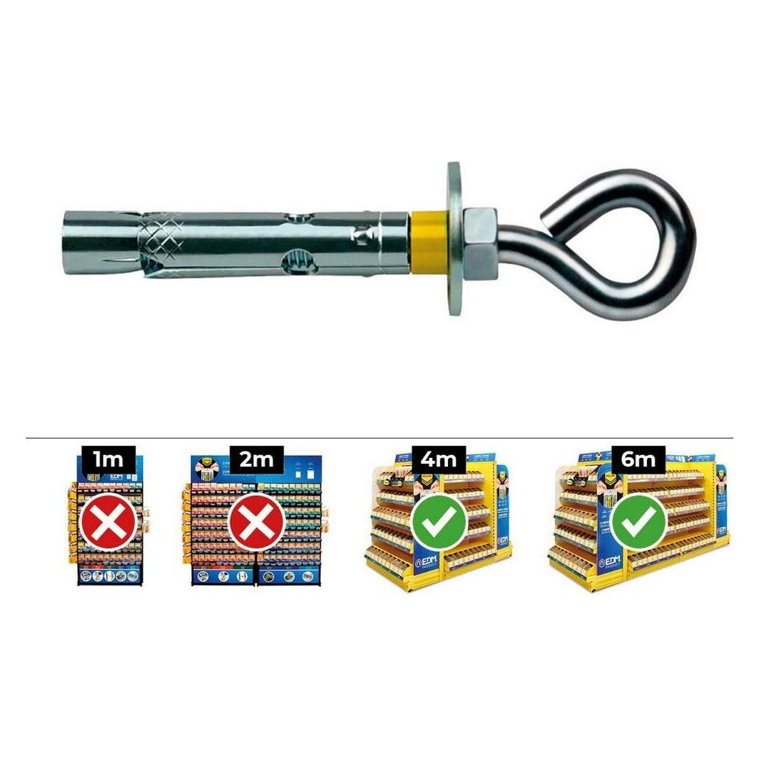 Celo Schraubenkasten Ø 8 X 45 MM 100 Stück Verzinkt (100 Schrauben pro Stück) (45314032)