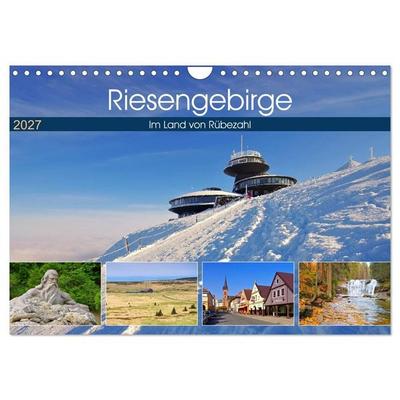 Riesengebirge - Im Land von Rübezahl (Wandkalender 2027 DIN A4 quer), CALVENDO Monatskalender