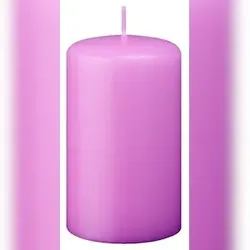 Kopschitz Kerzen 4er Adventskerzen, Adventskranz Kerzen Set Rosa 10 x Ø 6 cm