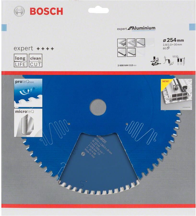 Kreissägeblatt BOSCH PROFESSIONAL "Kreissägeblatt E", grau, Ø:25,4cm, Stahl, Sägeblätter, Kreissägeblatt grau Einheitsgröße
