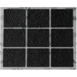 Logis Grips Pads 24mm x 24mm selbstklebende Antirutschpads - quadratisch, Pack = 9 Stück