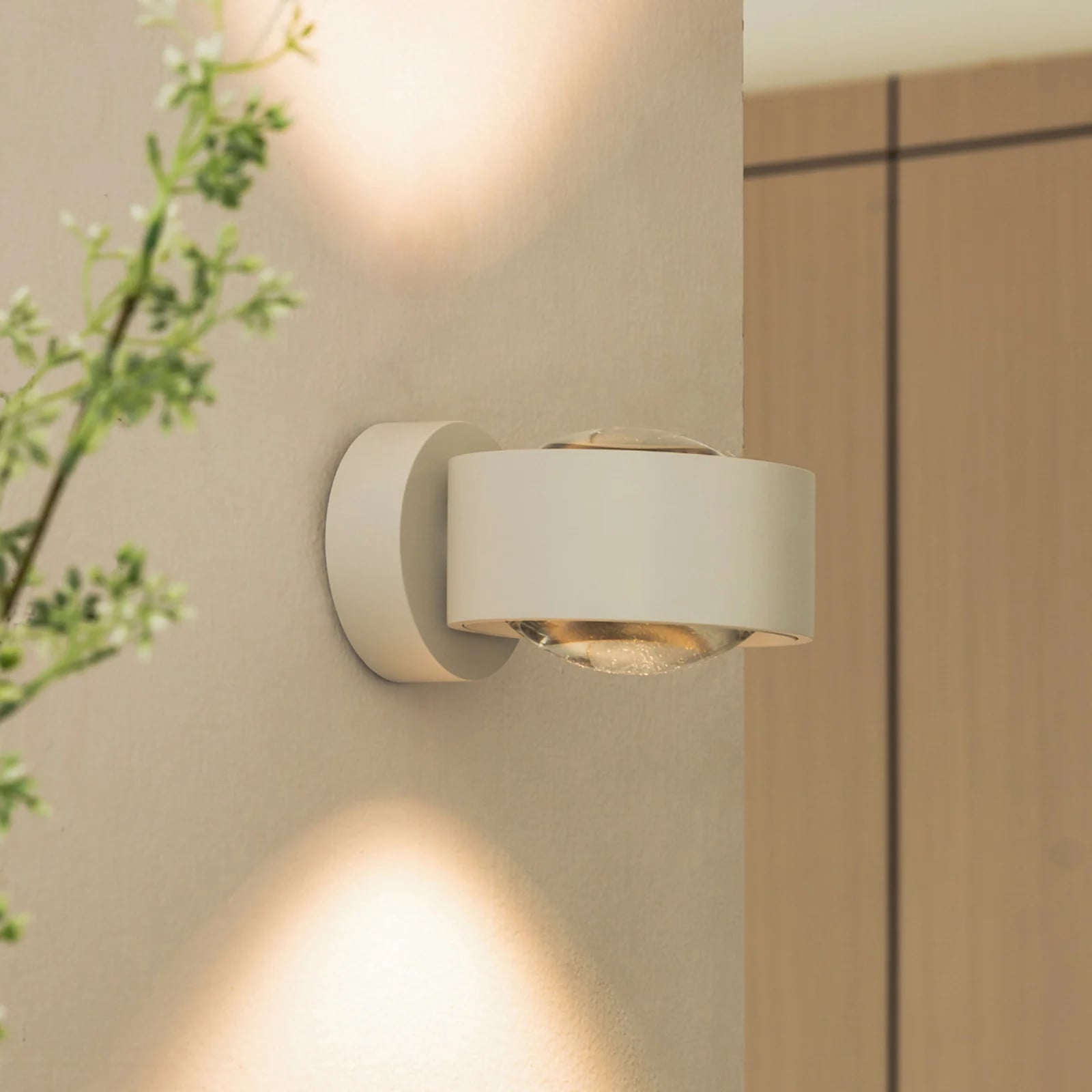 Arcchio Rotari LED Wandlamp Wit - Modern Aluminium Up & Down Wandverlichting