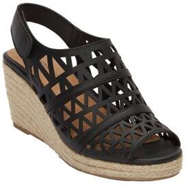 Women's The Karen Espadrille by Comfortview in Black (Size 7 M)