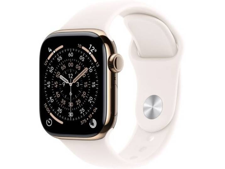 Apple Watch - Montre Connectée 42mm Tit Or / Rose Serie 11 S/M Cellular