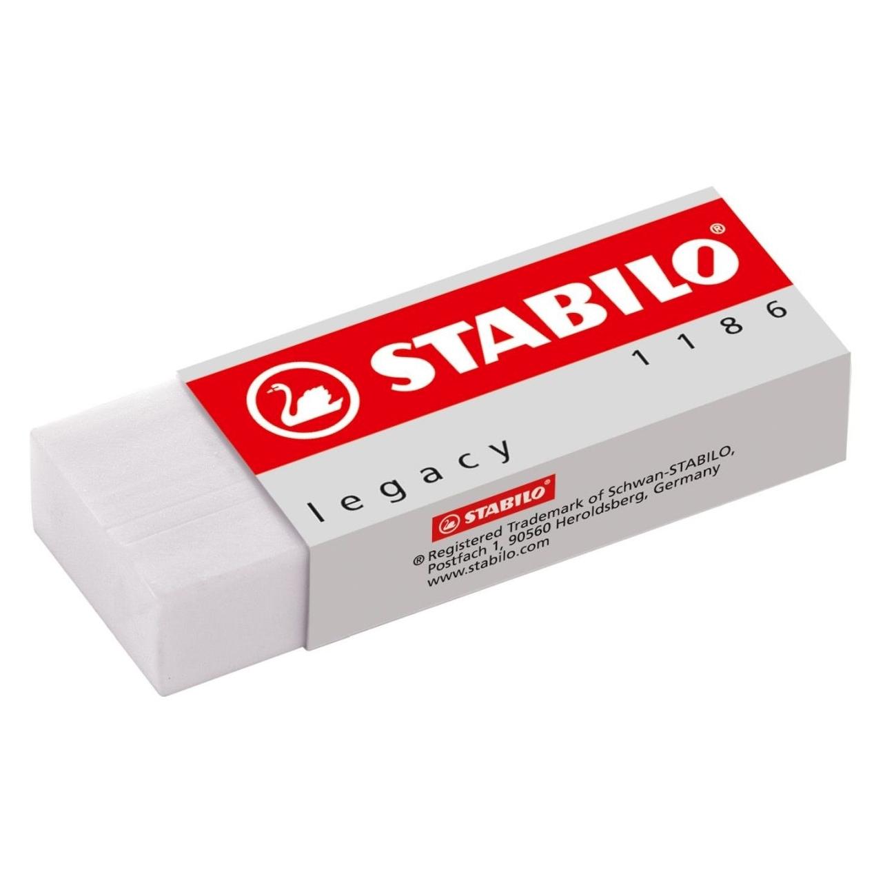 Stabilo Radiergummi - legacy - 20er Set - weiss (1186/20)
