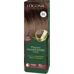 LOGONA Pflanzenhaarfarbe Cream - braun
