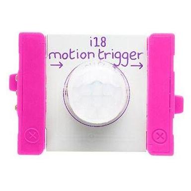 Littlebits motion trigger, Motion sensor,, Purple, White, 95.2 mm, 190.5 mm, 12.7 mm (650-0018)