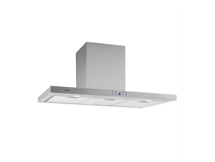 Klarstein Deckenhaube Limelight Serie Limelight Wandhaube 90 cm 600 m³/h A++ Edelstahl Aluminium Aktivkohle Schornsteinhaube Wandhaube mit Aluminium-Filter & Ablage 90 cm