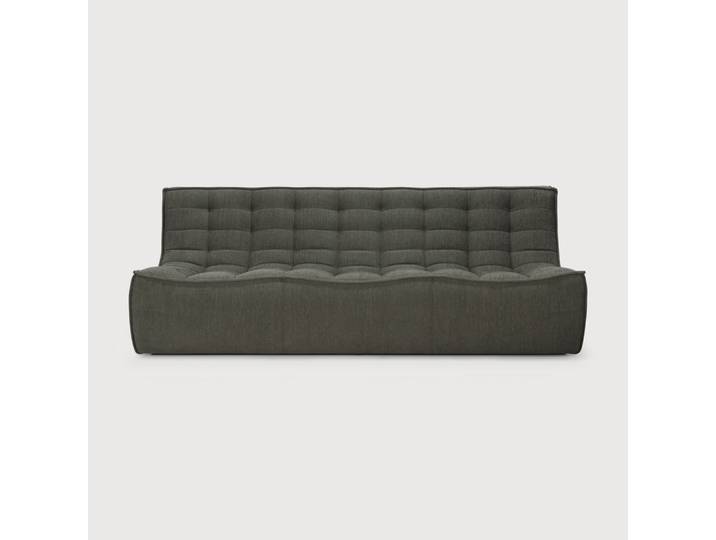 Modulsofa Dreisitzer, Recycelte Baumwolle, 91×76 cm, Modern, Ethnicraft