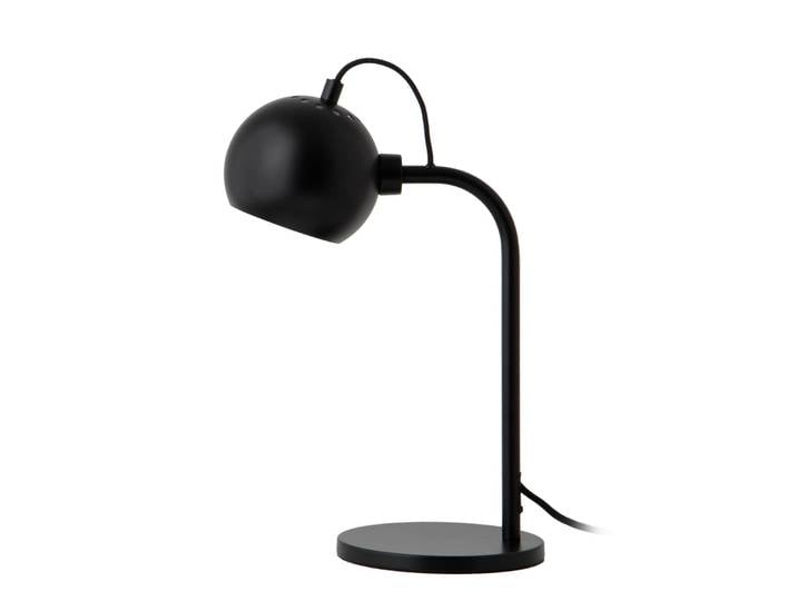 Ball Lampe de Table Matt Black - Frandsen Ball Single - Salon / séjour - Design - Métal - Avec abat-jour