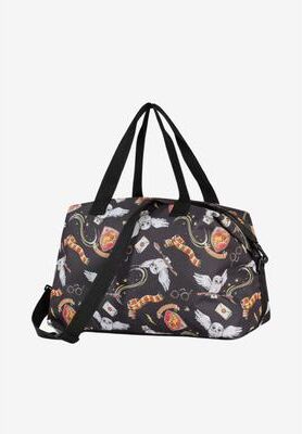 Women's Harry Potter Weekender Duffel Bag Travel Carry-On Hedwig Gryffindor by Harry Potter in Black