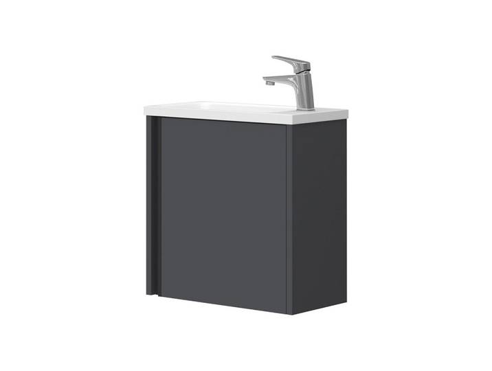 Vicco Waschbeckenunterschrank Kleo, Anthrazit, 2-teilig, Holzwerkstoff, 1 Fächer, nicht einzeln stellbar,Rechteckig, 50x50.3x24.8 cm, Badezimmer, Badmöbelsets & -serien, Badmöbelset