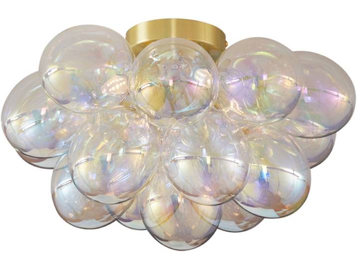 QAZQA uvas - Design Plafondlamp - 4 lichts - L 42 cm - Messing - Woonkamer Slaapkamer Keuken