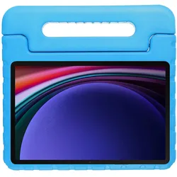 Just in Case Schutzhülle Kinderhulle Back Cover für Kinder mit Griff (Samsung Galaxy Tab S10+, Samsung Galaxy Tab S9 FE+, Samsung Galaxy Tab S9+), Tablet Hülle, Blau