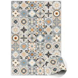 VINYL TEPPICH 150x225 cm Spanische Kacheln