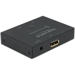 Delock Switchbox 2 Port Displayport, Switch Box