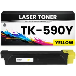 XXL Toner kits kompatibel für Kyocera TK-590Y ECOSYS M6026cdn/M6026cidn/M6526cdn/M6526cidn/P6026cdn FS-C2026 MFP/C2026 MFP+/C2126 MFP/C2126 MFP+/C2526 MFP/C2626 MFP/C5250DN in Gelb