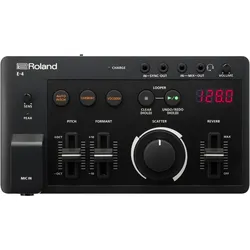 Roland E-4 Voice Tweaker, Synthesizer, Rot, Schwarz