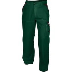 DASSY® Nashville Zweifarbige Bundhose - flaschengrün/schwarz - 52