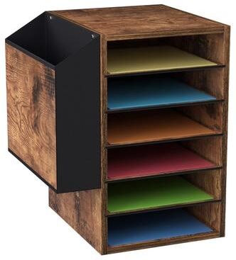 no Literature Organization Paper Storage Slot