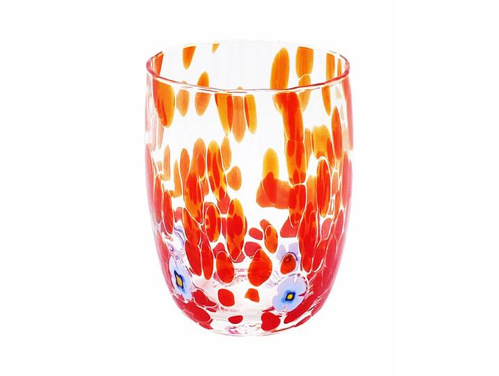 Murano Trinkglas handgemacht Rot