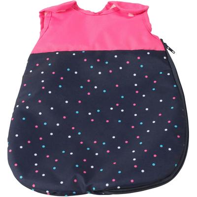 Puppen Schlafsack CHIC2000 "Bola, Konfetti", blau (konfetti pink), Puppenausstattungen, Kinder, Polyester