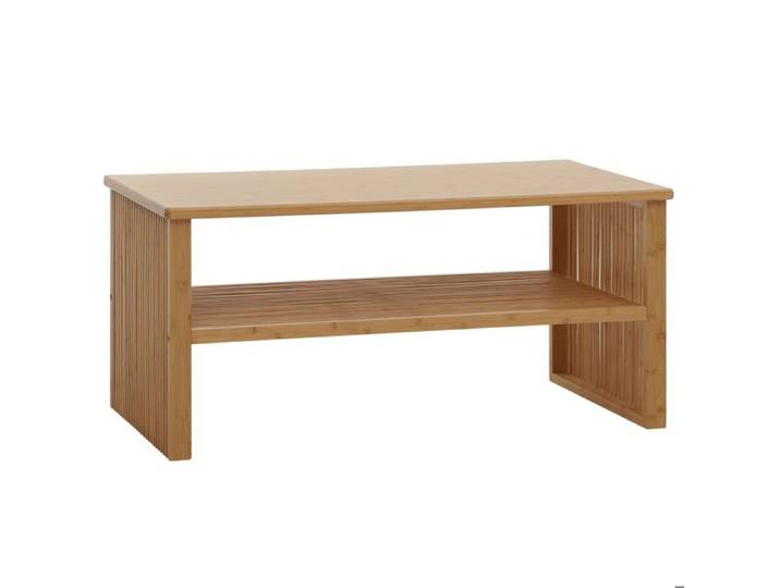 Table basse en bambou HWC-N80 46x97x55 cm