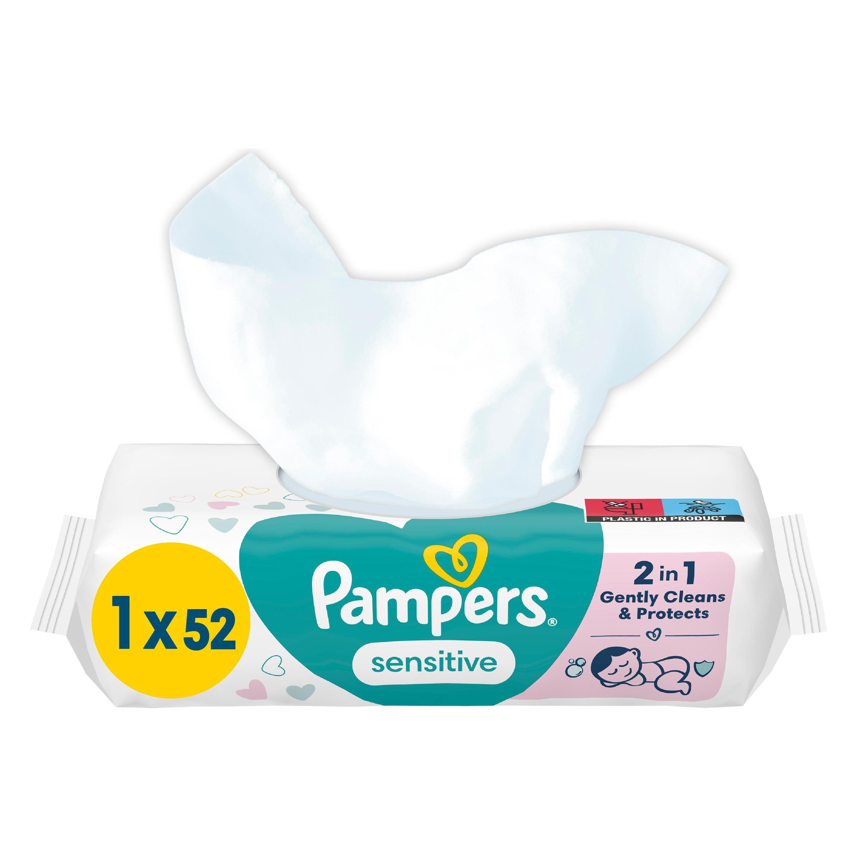 Pampers Sensitive (1 x 52 Stk.) (8001841041391)