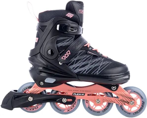FunActiv Flex-X Verstellbar Inline Skates (Schwarz/Pink - 39-42)