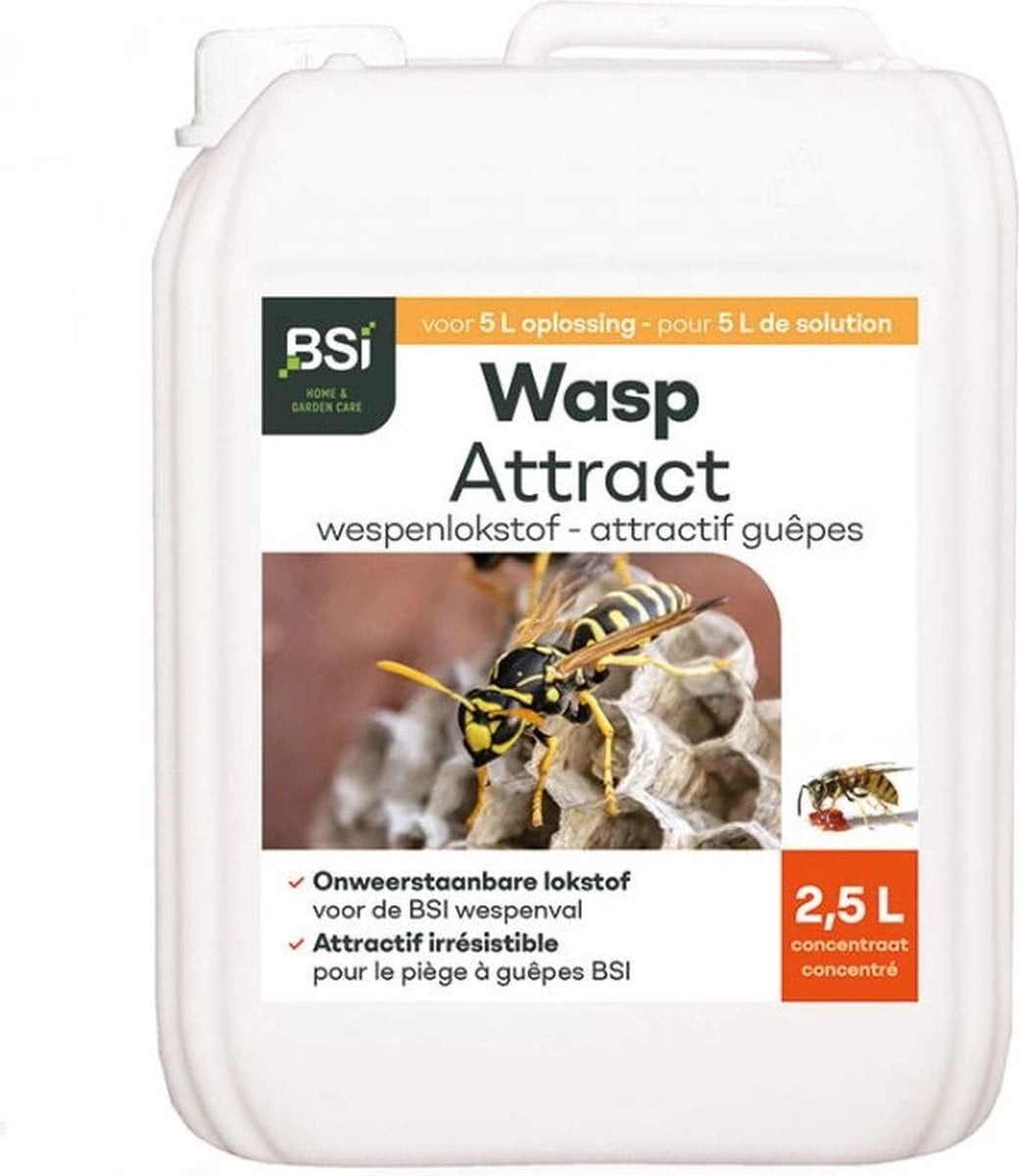 BSI Wasp Attract Lokstof voor wespen en hoornaars, 2,5 l