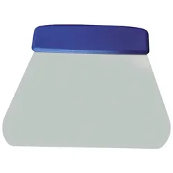 Schneider - Spachtel, Edelstahl, H 145 x B 195 mm, Griff hart (blau), schwere Ausführung)