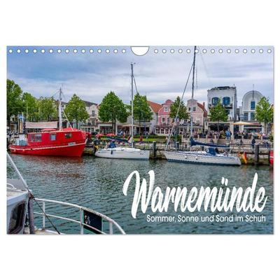 Warnemünde - Sommer, Sonne und Sand im Schuh (Wandkalender 2026 DIN A4 quer), CALVENDO Monatskalender