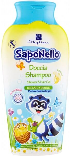 Antica Farmacia Orlandi Saponello Bagnodoccia Shampoo 250ml.Banana
