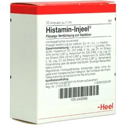 HISTAMIN Injeel Ampullen 10 St Ampullen