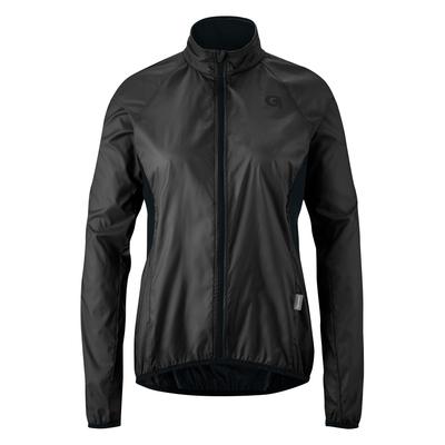 Fahrradjacke GONSO "Scrivia", Damen, Gr. 42, schwarz, 100% Polyester, Jacken Fahrradjacke, Extra leicht, 100% winddicht