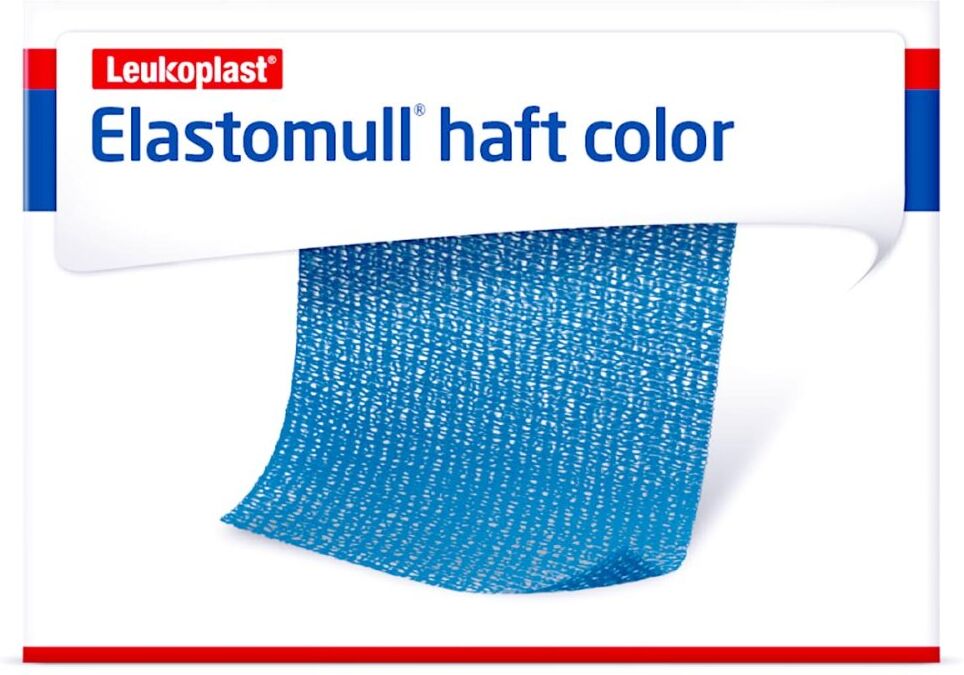 Elastomull haft 4mx8cm 72207-04 blau Fixierbinde