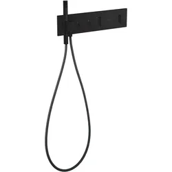 hansgrohe AXOR ShowerComposition Thermostatmodul Select, 2 Verbraucher, 470/110, 12571670, Farbe: Mattschwarz