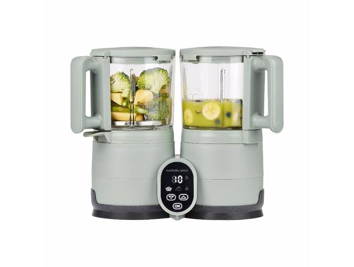 Babymoov Nutribaby Glass Green Celadon Babynahrungszubereiter – Stillen/Ernährung – grün
