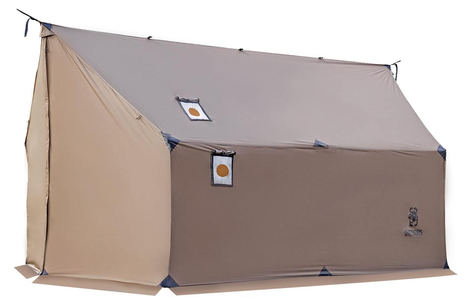 Großes Warmzelt für Wintercamping