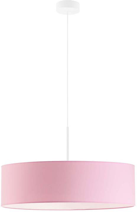 17 Stories Aubrionna 4 - Light Drum Pendant Light Pink/White
