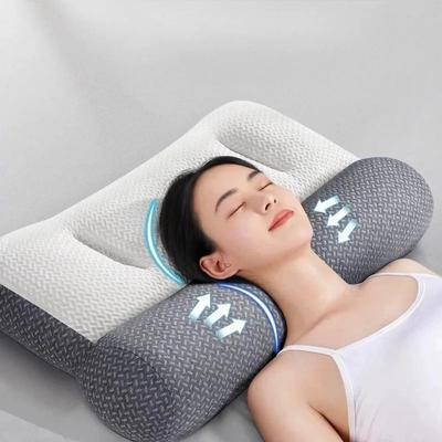 Uplifted Goods Orthopedic Cervical Pillow For Neck Support And Sleep Aid With Zoned Traction And Soy Fiber Cores 40x60cm